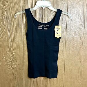 NWT Shapermint Essentials All Day Every Day Tank Cami Body Shaper Black Sz S